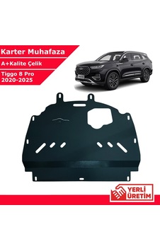 Chery Tiggo 8 Pro 2020-2025 Çelik Karter Muhafaza Çelik Koruma Sacı 1. Kalite Yerli Üretim Chery Tiggo 8 Pro 2020-2025 Çelik Karter Muhafaza Çelik Koruma Sacı 1. Kalite Yerli Üretim