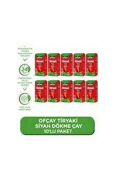 Ofçay Tiryakisine Dökme Siyah Çay 1000gr 10 Adet