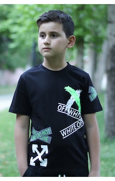 Markahit X Baskılı %100 Pamuk Erkek Çocuk T-shirt 9-16 Yaş Siyah Markahit X Baskılı %100 Pamuk Erkek Çocuk T-shirt 9-16 Yaş Siyah
