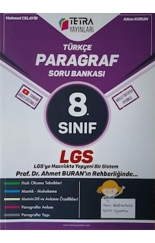 Tetra Yayınları 8. Sınıf Lgs Türkçe Paragraf Soru Bankası 2021-20