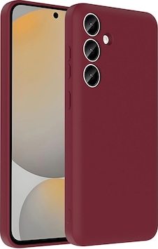 Samsung Uyumlu Galaxy S24 Fe Kılıf Kamera Korumalı Kartlık Hazneli Zore Vitra Kapak Mürdüm Samsung Uyumlu Galaxy S24 Fe Kılıf Kamera Korumalı Kartlık Hazneli Zore Vitra Kapak Mürdüm