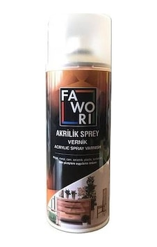 Fawori Akrilik Sprey Vernik Parlak 400 ML