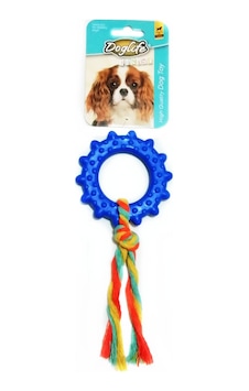 Doglife İpli Tırtıklı Halka 20 CM Küçük Irk ve Yavru Köpek Oyuncağı Doglife İpli Tırtıklı Halka 20 CM Küçük Irk ve Yavru Köpek Oyuncağı
