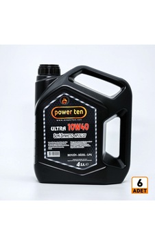 Power Ten 10w40 Motor Yağı 4 Litre 6 Adet 1 Koli
