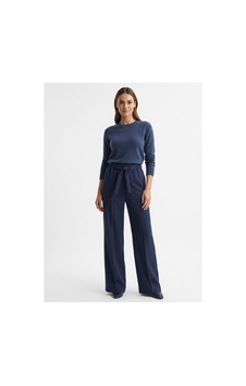 Milera Lacivert Yüksek Bel Bağlamalı Kuşaklı Geniş Paça Kumaş Pantolon Kadın Lacivert - 885536348 Lacivert Milera Lacivert Yüksek Bel Bağlamalı Kuşaklı Geniş Paça Kumaş Pantolon Kadın Lacivert - 885536348 Lacivert