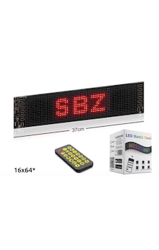 Subzero Ld20 37cm Sled Matrix Panel Dijital Kayar Rgb Ekran Kumandalı Mobil Uygulamalı Siyah Subzero Ld20 37cm Sled Matrix Panel Dijital Kayar Rgb Ekran Kumandalı Mobil Uygulamalı Siyah