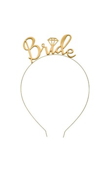 Benim Marifetlerim Altın Pırlantalı Bride Metal Taç Benim Marifetlerim Altın Pırlantalı Bride Metal Taç