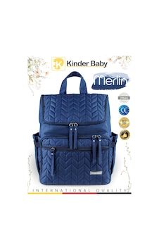 Kinder Baby Merlin Anne Bebek Bakım Çantası Lacivert Kinder Baby Merlin Anne Bebek Bakım Çantası Lacivert