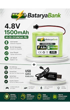 4.8v 1500mah Oyuncak Araba Pili Bataryası + Usb Şarj Cihazı Siyah Soketli Ni-mh Şarjlı Batarya Seti 4.8v 1500mah Oyuncak Araba Pili Bataryası + Usb Şarj Cihazı Siyah Soketli Ni-mh Şarjlı Batarya Seti