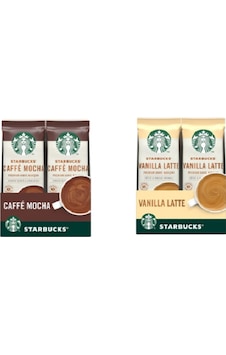 Starbucks Premium Serisi Vanilla Latte + Mocha 2 x 10'lu Starbucks Premium Serisi Vanilla Latte + Mocha 2 x 10'lu
