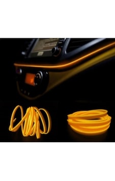 Ip Neon - Ip Neon Led Sarı 2 Metre - Araç Içi Ip Neon Led - Torpido Ip Led - Torpido Led