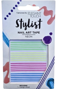 Elegant Touch Stylist Neon Nail Art Renkli Tırnak Şerit Bant Süsü Elegant Touch Stylist Neon Nail Art Renkli Tırnak Şerit Bant Süsü