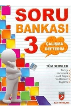 Çalışma Defterim Tüm Dersler Soru Bankası 3. Sınıf / Kolektif / / 9786059750073 Çalışma Defterim Tüm Dersler Soru Bankası 3. Sınıf / Kolektif / / 9786059750073