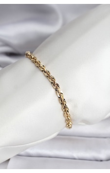 14k Gold Renk Kaplama Burgu Zincir Model Cm Kadın Bileklik - Tj-bb8135 Evimdeyokyok Altın Rengi 14k Gold Renk Kaplama Burgu Zincir Model Cm Kadın Bileklik - Tj-bb8135 Evimdeyokyok Altın Rengi