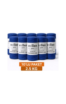 Taranan Makrome İpi 3 Mm Taranabilir Pamuk Makrome İpi 10 Lu Paket 2,5 Kg Taranan Makrome İpi 3 Mm Taranabilir Pamuk Makrome İpi 10 Lu Paket 2,5 Kg