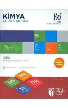 İDES AYT Kimya Soru Bankası- Teas Press Eğitim