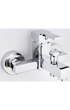 Euromix Kare Banyo Bataryası Krom Euromix Kare Banyo Bataryası Krom