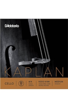 D'Addario Ks512 4/4M Kaplan Çello Tek Tel (D) D'Addario Ks512 4/4M Kaplan Çello Tek Tel (D)
