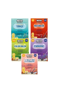 8. Sınıf Lgs Yeni Baskı 2024-2025 Hazırlık Set 5 Kitap Master 8. Sınıf Lgs Yeni Baskı 2024-2025 Hazırlık Set 5 Kitap Master