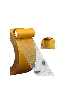 10 Metre X 3 Cm Çift Taraflı Süper Güçlü Yapışkan Yapıştırıcı Bant Isıya Dayanıklı 1