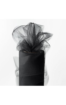 27 Metrex70 Cm Siyah Süsleme Tülü Siyah Tül Siyah Araba Düğün Siyah Dekor Tül Black Decoratıon Tulle