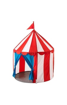 Cırkustalt Çocuk Bebek Katlanabilir Oyun Çadırı 100x120 Cm Kırmızı