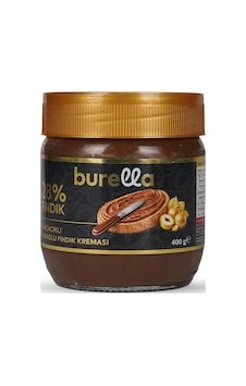 Burella Kakaolu Fındık Parçacıklı Krema %28 400 G Burella Kakaolu Fındık Parçacıklı Krema %28 400 G
