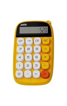 Jenerik Sevimli Kare Tuşlu 10 Haneli Ldc Ekran Hesap Makinası Sarı Jenerik Sevimli Kare Tuşlu 10 Haneli Ldc Ekran Hesap Makinası Sarı