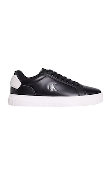 Calvin Klein Erkek Chunky Cupsole Ru Patch Lth Sneakers - Siyah Black/bright White Calvin Klein Erkek Chunky Cupsole Ru Patch Lth Sneakers - Siyah Black/bright White
