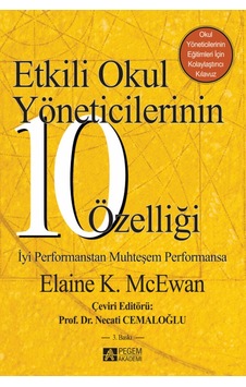 Etkili Okul Yöneticilerinin 10 Özelliği - Pegem Akademi Yayıncılık Etkili Okul Yöneticilerinin 10 Özelliği - Pegem Akademi Yayıncılık