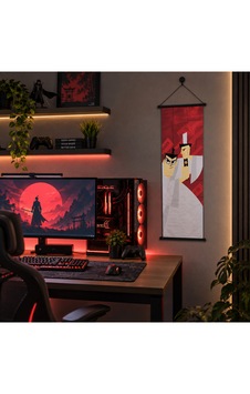 Samuray Jack Gaming Duvar Sancağı