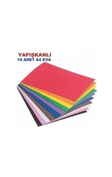 Eva Sünger A4 Yapışkanlı 10 Renk Nc-270 /