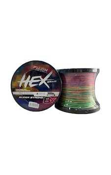 Fujin Hex 8x 1000mt 0.30mm 22.7kg İp Örgü Misina Multi Color Fujin Hex 8x 1000mt 0.30mm 22.7kg İp Örgü Misina Multi Color