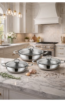 Cocinero 1096 Pluton Çelik 6 Parça Omlet Sahan Seti Gümüş Cocinero 1096 Pluton Çelik 6 Parça Omlet Sahan Seti Gümüş