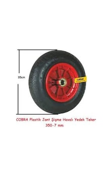 El Arabası Tekeri Havalı Teker Plastik Jant Rulmanlı 350-7Mm El Arabası Tekeri Havalı Teker Plastik Jant Rulmanlı 350-7Mm