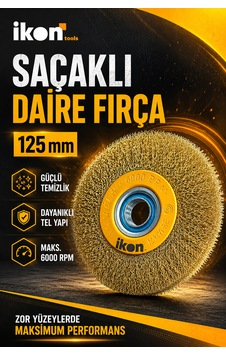 Saçaklı Daire Fırça 125 Mm Tel Fırça Pas Kir Boya Temizleme Metal Yüzey Fırçası Saçaklı Daire Fırça 125 Mm Tel Fırça Pas Kir Boya Temizleme Metal Yüzey Fırçası