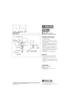 Delta Faucet 101lf-wf, 8 X 2 X 8 İnç, Krom Açık Beyaz Delta Faucet 101lf-wf, 8 X 2 X 8 İnç, Krom Açık Beyaz