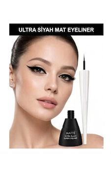 Ultra Siyah, İnce Fırça Eyeliner Ekstra Siyah
