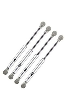 4 Adet Dolap Amorsitörü Gazlı Piston Kapak Hidroliği 27 Cm 100 N Beyaz