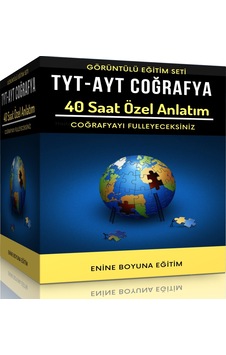 Tyt-Ayt Coğrafya Görüntülü Eğitim Seti 40 Saat Özel Anlatım