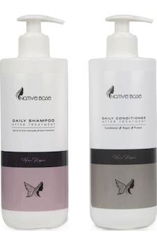 Native Base Keratin Sonrası Daily Günlük Şampuan 500 ML + Saç Kremi 500 ML Native Base Keratin Sonrası Daily Günlük Şampuan 500 ML + Saç Kremi 500 ML
