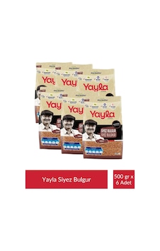 Yayla Gurme Siyez Bulgur 500 Gr X 6 Adet