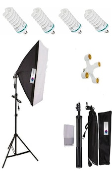 DEYATECH 50x70cm Softbox 4 Duylu Tekli Sürekli Işık Seti 50x70 So DEYATECH 50x70cm Softbox 4 Duylu Tekli Sürekli Işık Seti 50x70 So