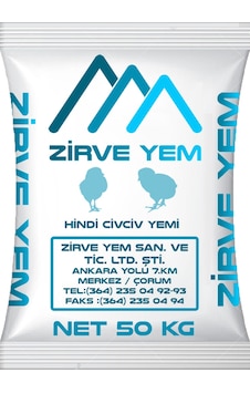 Zirve Yem Hi̇ndi̇ Ci̇vci̇v Yemi̇ Toz 50 KG Zirve Yem Hi̇ndi̇ Ci̇vci̇v Yemi̇ Toz 50 KG