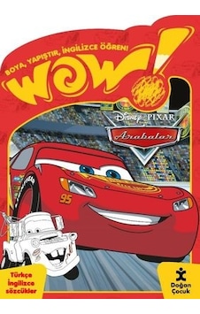 Wow! Disney Pixar Arabalar Boyama Kitabı - Boya Yapıştır İngilizce Öğren - Doğan Çocuk Wow! Disney Pixar Arabalar Boyama Kitabı - Boya Yapıştır İngilizce Öğren - Doğan Çocuk