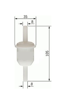 OPAR 82425649 Benzin Filtresi Murat 131 / R19 R21 CLIO I / Escort IV 86-90 / Sunny I 82-87 / Bmw 3 E21 Bmw 5 E12 E28 Küçük Tip Ünıversal OPAR 82425649 Benzin Filtresi Murat 131 / R19 R21 CLIO I / Escort IV 86-90 / Sunny I 82-87 / Bmw 3 E21 Bmw 5 E12 E28 Küçük Tip Ünıversal
