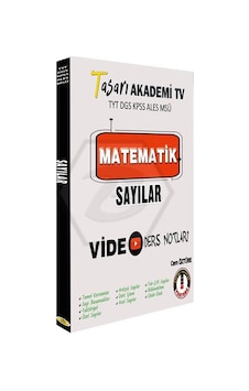 DGS ALES TYT Matematik Sayılar Video Ders Notları - Cem Öztürk - Tasarı Akademi DGS ALES TYT Matematik Sayılar Video Ders Notları - Cem Öztürk - Tasarı Akademi