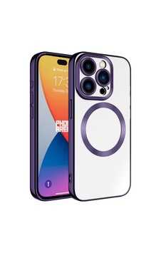 Apple Uyumlu iPhone 15 Pro Max Kılıf Magsafe Wireless Şarj Özellikli Zore Setro Silikon-derin Mor Apple Uyumlu iPhone 15 Pro Max Kılıf Magsafe Wireless Şarj Özellikli Zore Setro Silikon-derin Mor