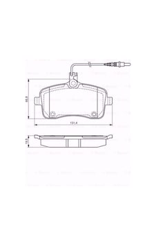 Peugeot 407 1.6 Hdi 110 2004-2010 Bosch Ön Fren Balatası Peugeot 407 1.6 Hdi 110 2004-2010 Bosch Ön Fren Balatası