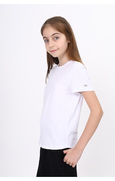 Toontoy Kids Toontoy Kız Çocuk Pamuklu Bisiklet Yaka Kısa Kollu Baskılı Basic Okul Tişört 22981 Beyaz Toontoy Kids Toontoy Kız Çocuk Pamuklu Bisiklet Yaka Kısa Kollu Baskılı Basic Okul Tişört 22981 Beyaz